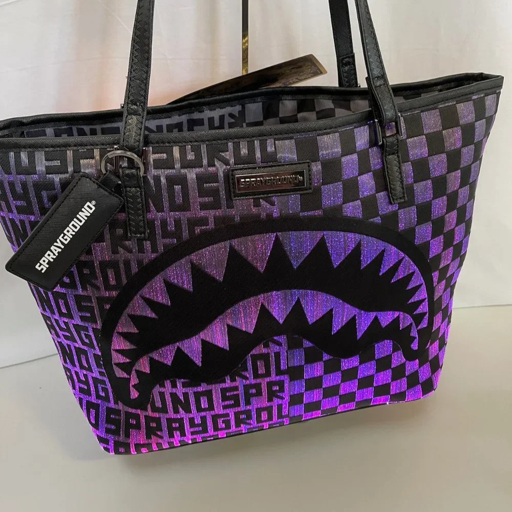 New Sprayground Fiber Optic Lightshow Tote - Picture 1 of 16